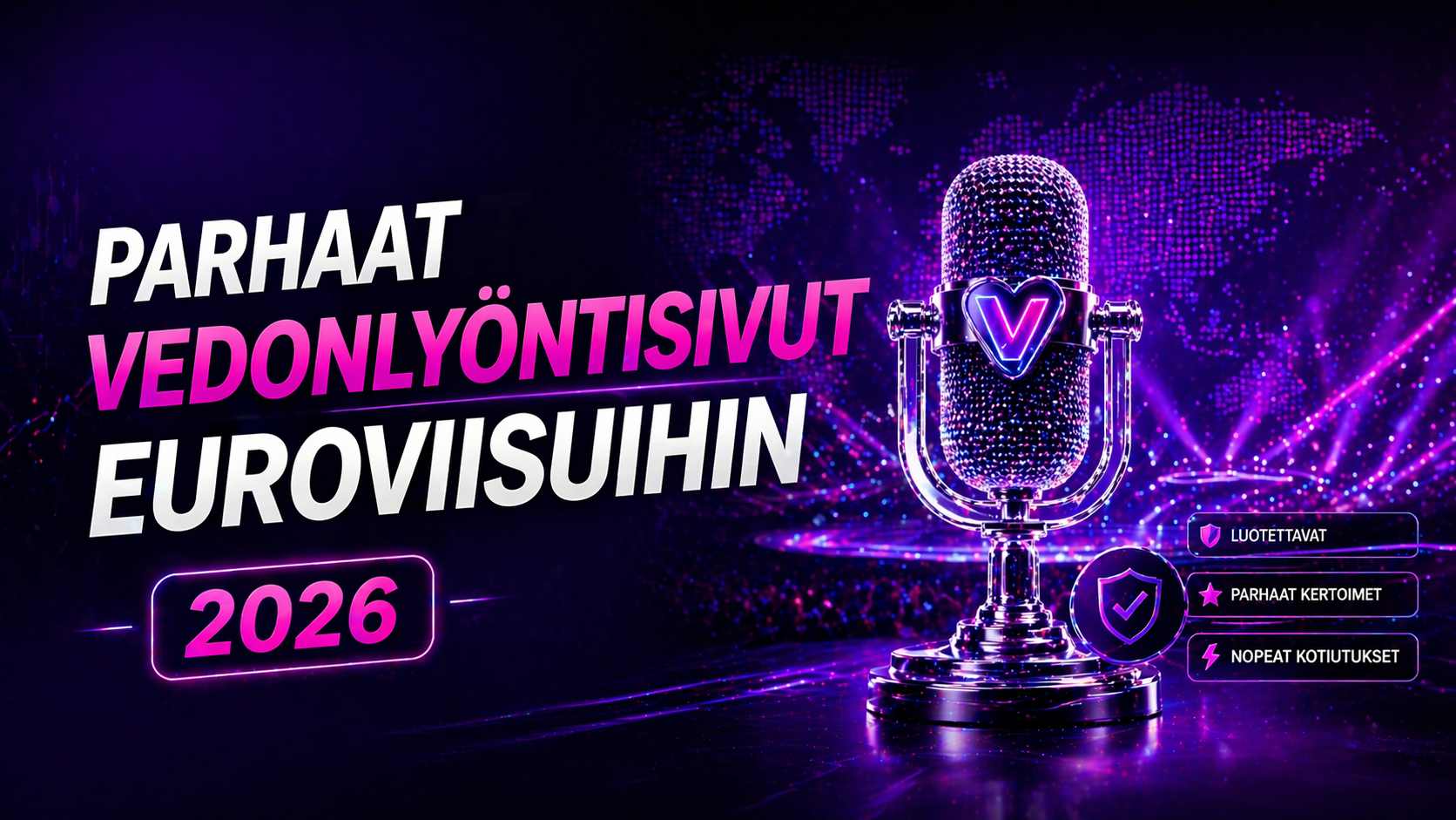 Parhaat vedonlyöntisivut Euroviisuihin