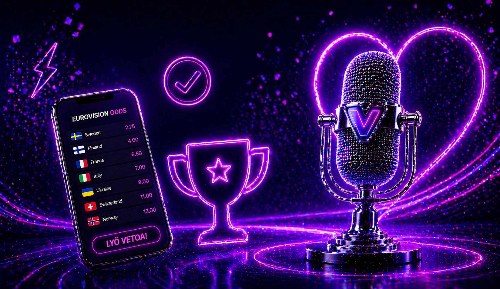 Vedonlyöntisivu Euroviisut