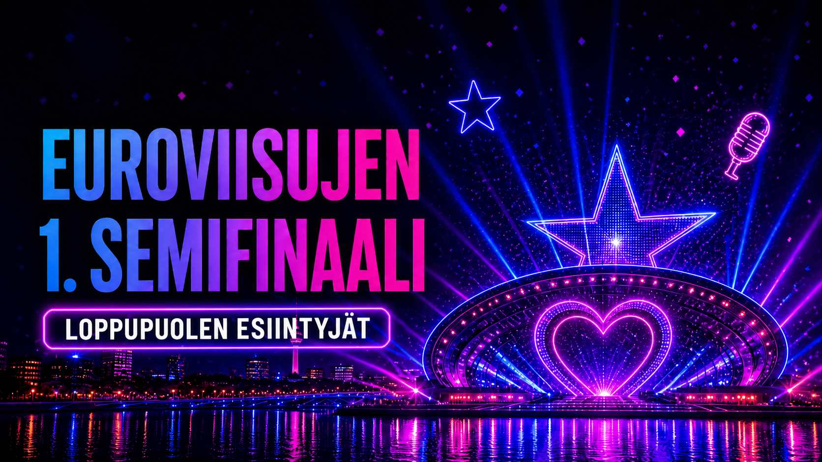 Euroviisujen ensimmäinen finaali