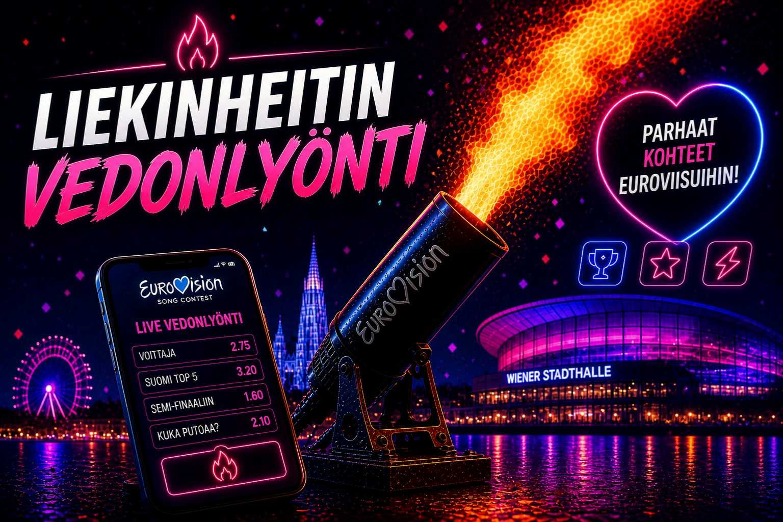Liekinheitin vedonlyöntiä