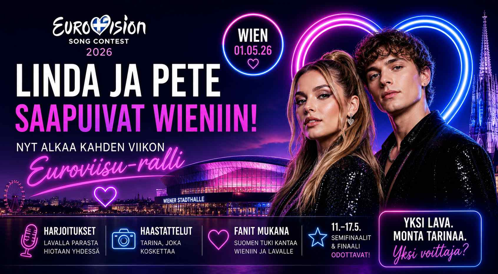 Linda ja Pete Wienissä