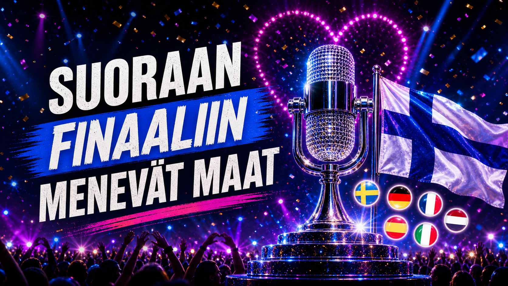 Suoraan finaaliin maat Euroviisut