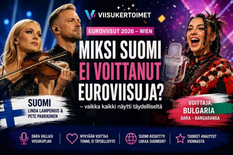 Miksi Suomi ei voittanut euroviisuja