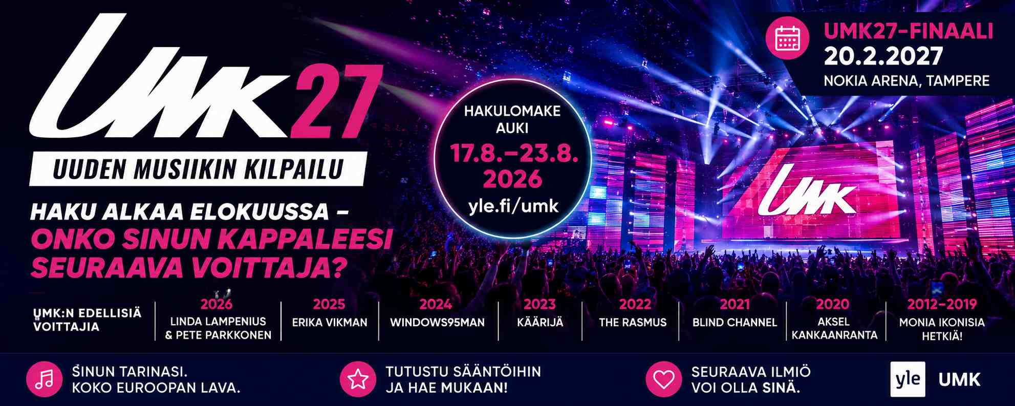 UMK haku alkaa