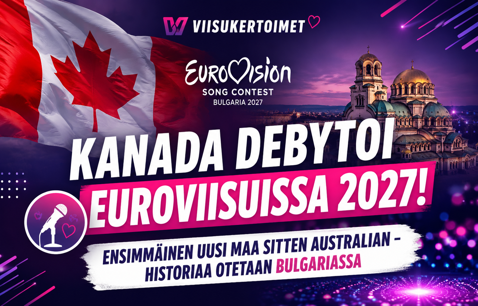 Kanada debytoi Euroviisuissa